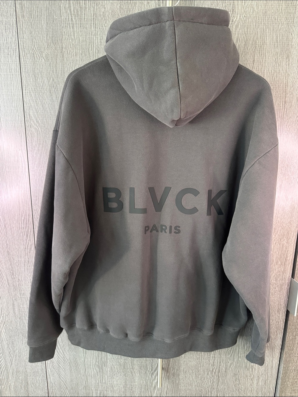 Blvck Paris Hoodie- charcoal, size L, great condition